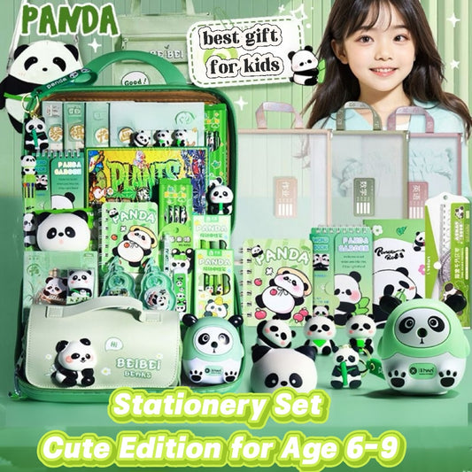 Panda Study Kit for Kids – Multi-Item Back to School Stationery Bundle